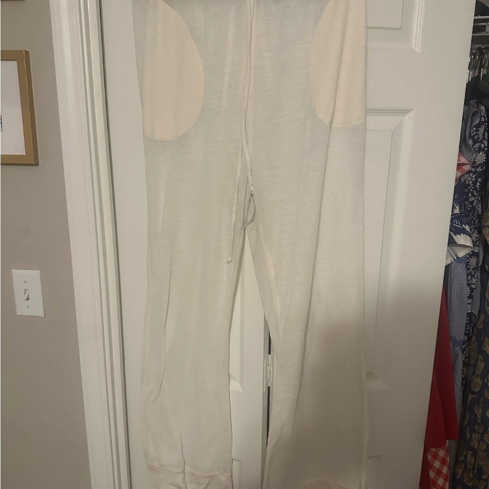 FP Movement by Free People Cream Lounge Pants